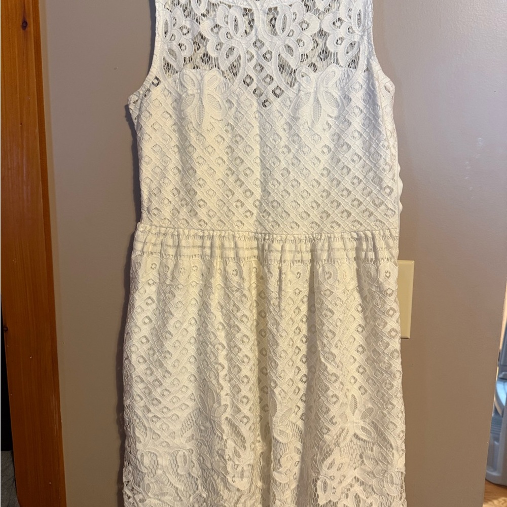 Cream Lace Dress